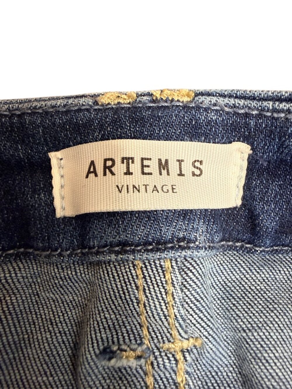ARTEMIS VINTAGE Women's EUC Button-Fly High Rise Wide Leg Jeans | Size 5/26 - Picture 8 of 14